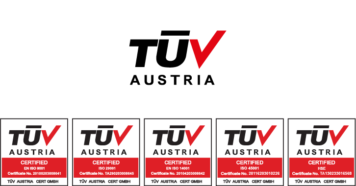 Sazeh TUV Certified Logos 
